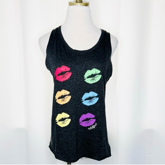 ❗️NWT❗️WILDFOX “Taste the Rainbow”Muscle Tank Top - Picture 10 of 10